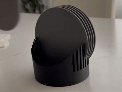 Coaster Holder + Coasters SET