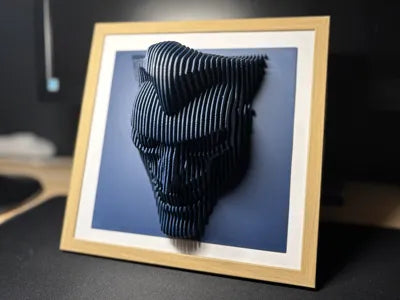 Joker layered sculpture