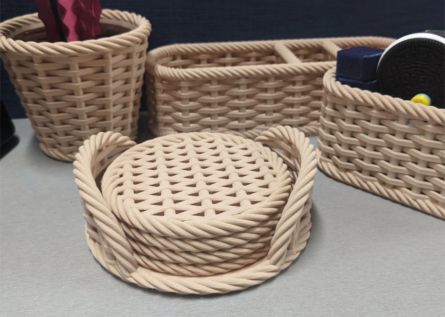 Woven Coasters 4PCS