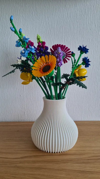 Vase for brick flowers