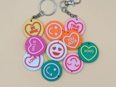Personalised Love Sweet Keyring