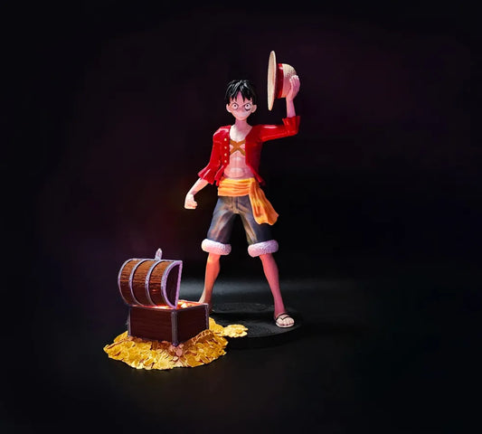 Fanart of Luffy and the treasure chest