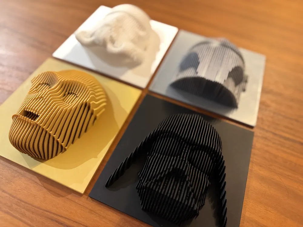 The Mandalorian layered sculpture