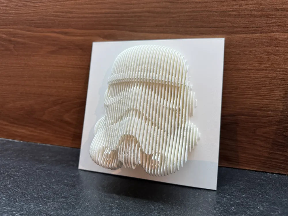 Stormtrooper layered sculpture