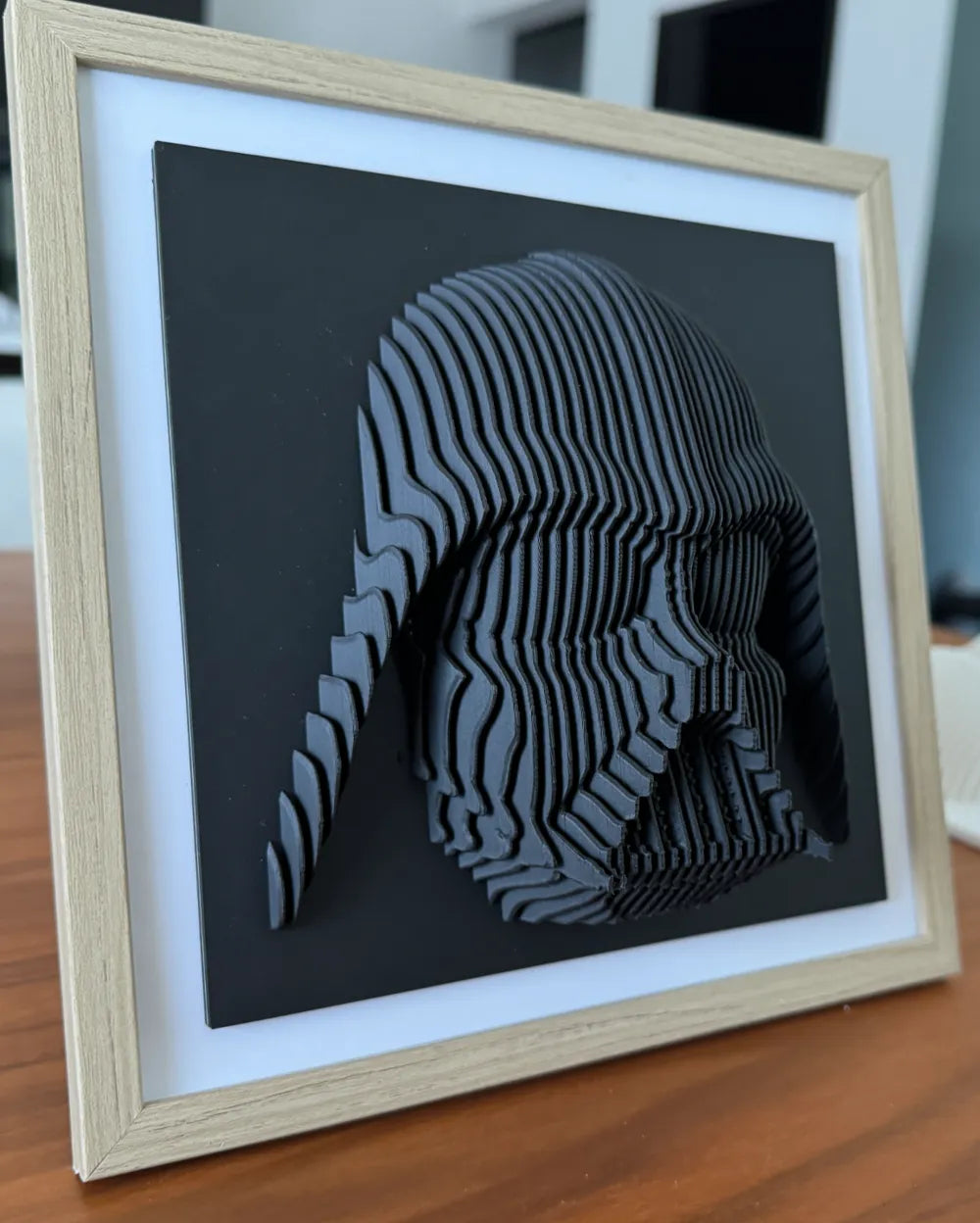 Dark Vador layered sculpture