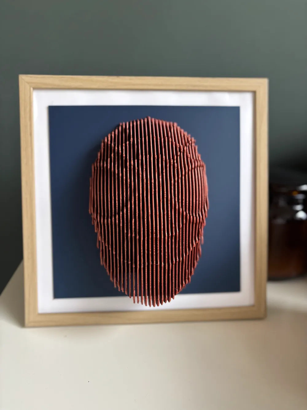 Spiderman layered sculpture
