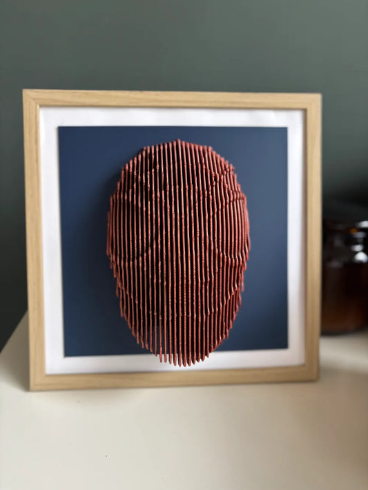 Spiderman layered sculpture