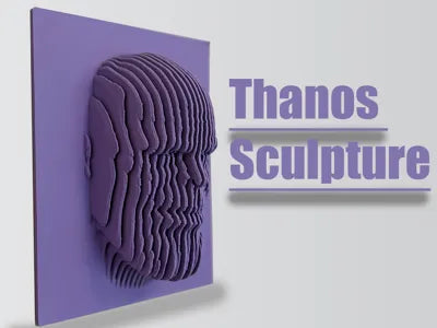 Thanos Layered Sculpture
