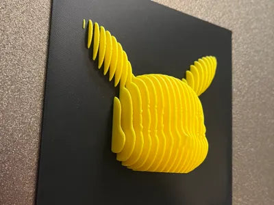 Pikachu layered sculpture