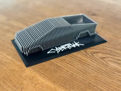 Tesla Cybertruck Sliced Layered Sculpture