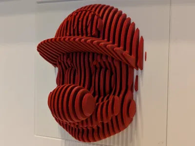 Mario - Wall Art / Layered Sculpture