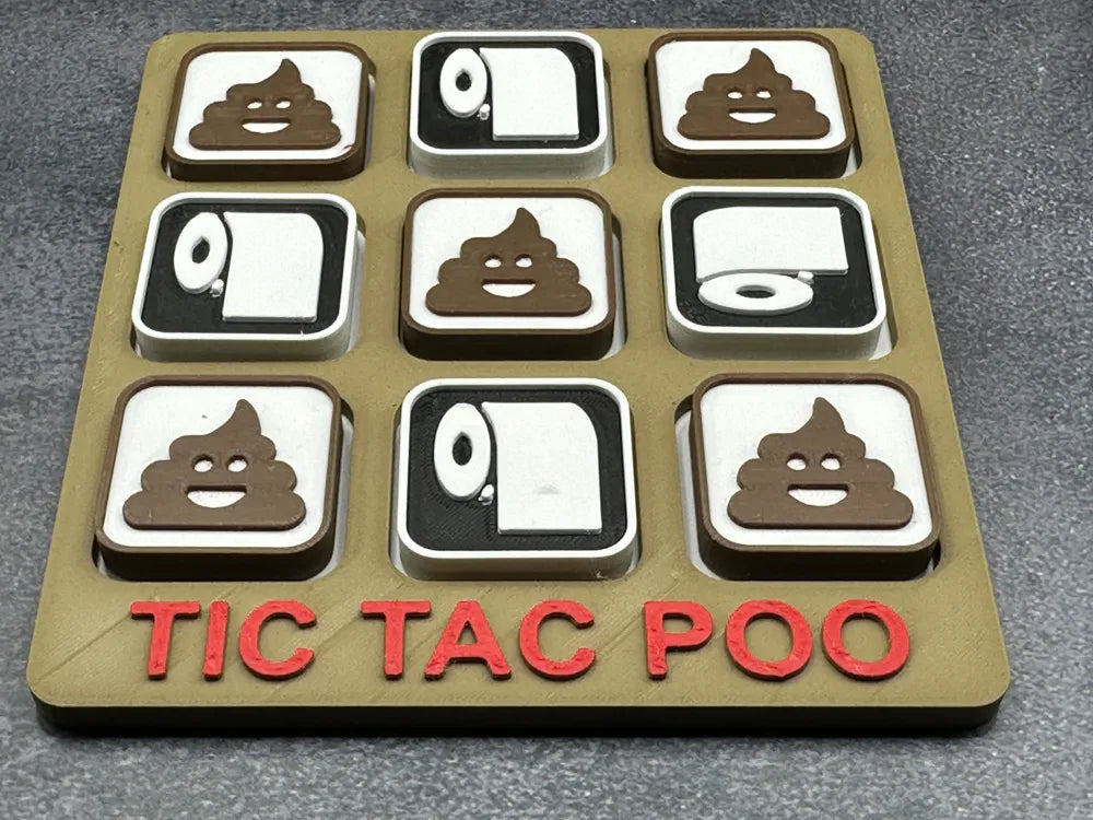 Tic Tac Poo - A funny take on Tic Tac Toe