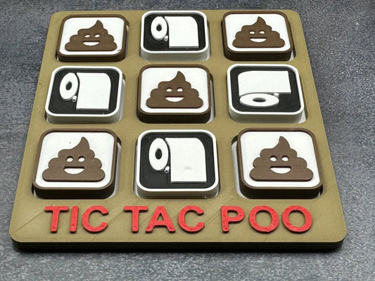 Tic Tac Poo - A funny take on Tic Tac Toe