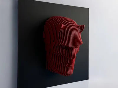 Daredevil Layered Sculpture