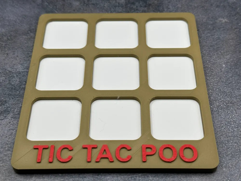 Tic Tac Poo - A funny take on Tic Tac Toe