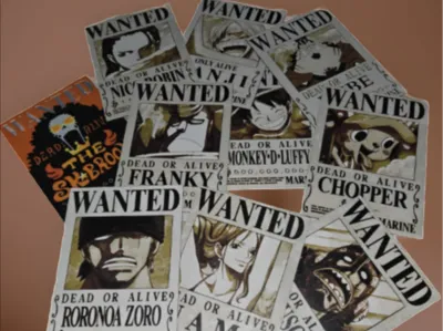 One Piece Wanted Posters Strawhats