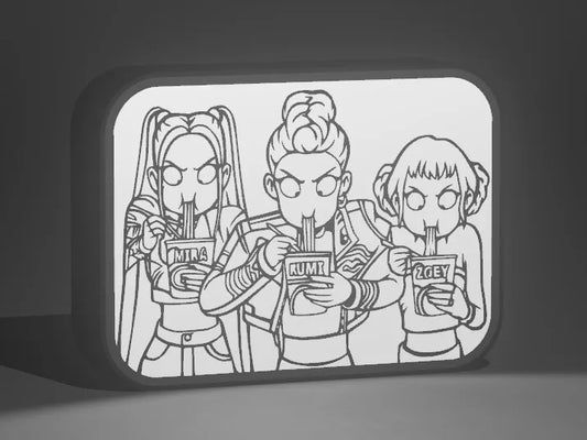 KPop Demon Hunters Lightbox