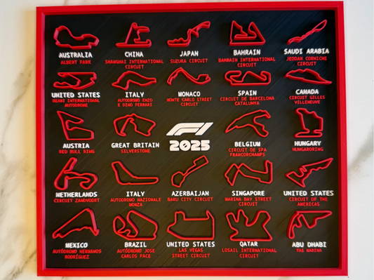 2025 Formula 1 Calendar