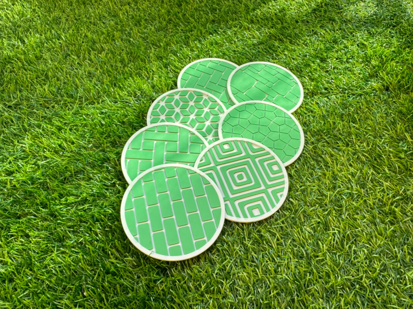 Brick Coaster with Holder 6PCS
