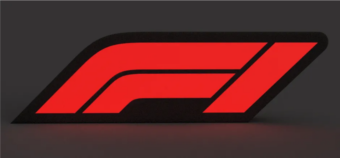 F1 logo light box