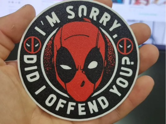 Coaster cups Deadpool 4PCS