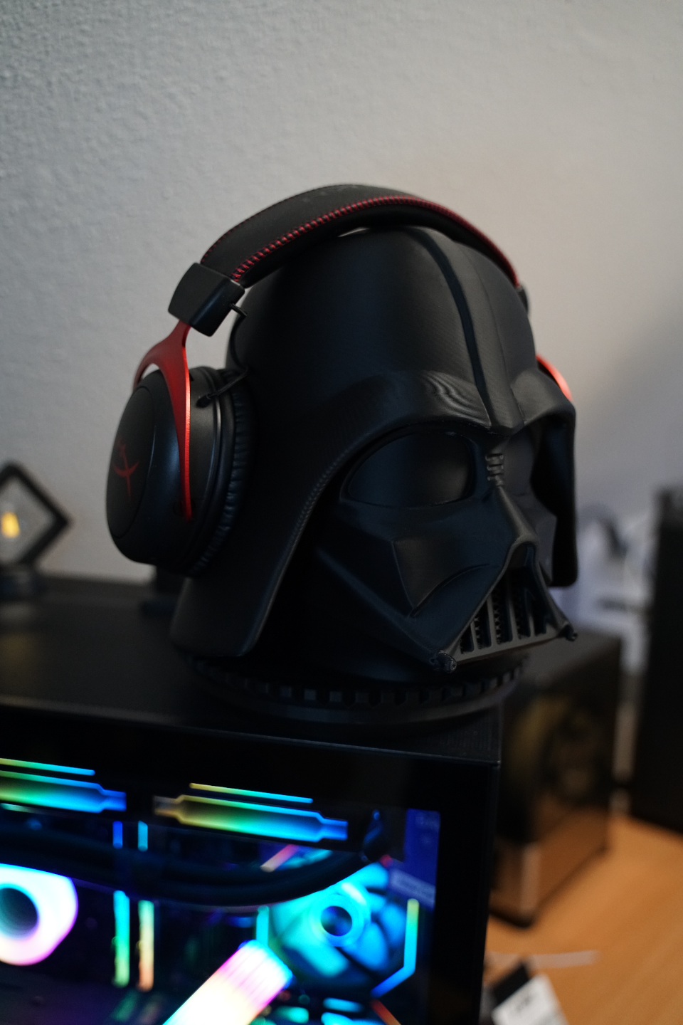 Darth Vader headset stand